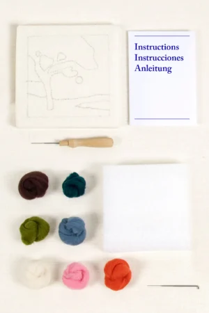 Kit laine feutrée coucher de soleil – Image 4