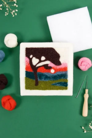 Kit laine feutrée coucher de soleil – Image 3