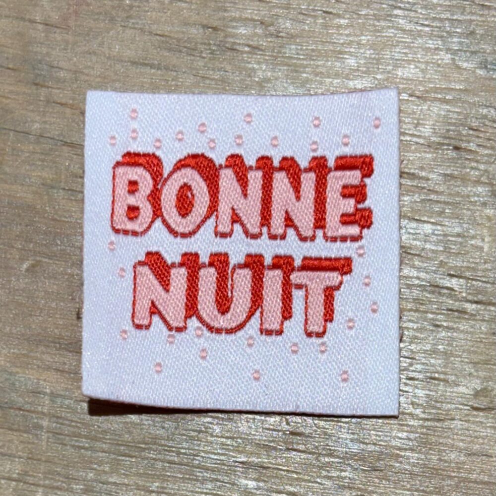 Etiquette bonne nuit