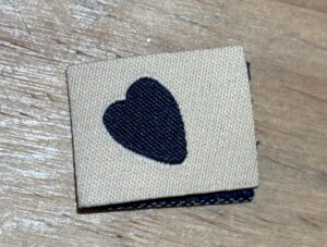 Etiquette coeur marine