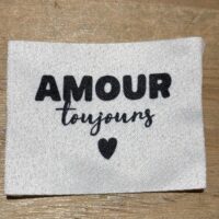 Etiquette Amour toujours