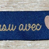 Etiquette marine Cousu avec