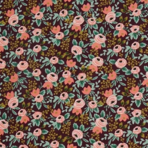Tissu Primavera bordeaux Rifle Paper Co
