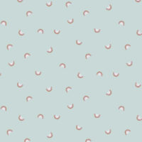 Tissu Always look for rainbows bleu clair- Cotton and Steel