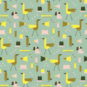 Tissu Puebla Estudio Among flowers - Cotton and Steel