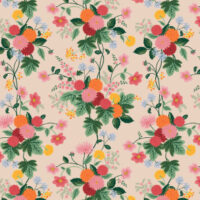 Tissu Dahlia fleurs Rifle Paper Co