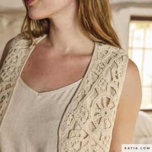 Tissu en dentelle crochet - Katia – Image 4