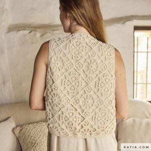 Tissu en dentelle crochet - Katia – Image 2