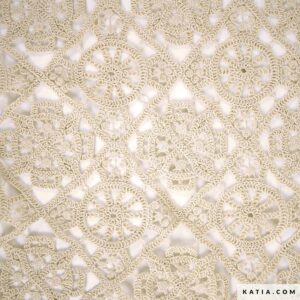 Tissu en dentelle crochet - Katia